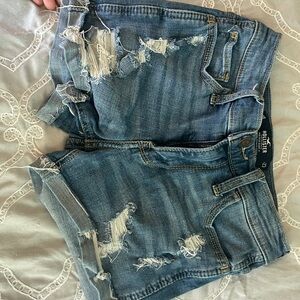 Hollister Light Blue Denim Shorts